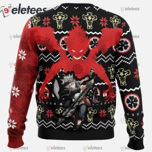 Asta Demon Black Clover Ugly Christmas Sweater1