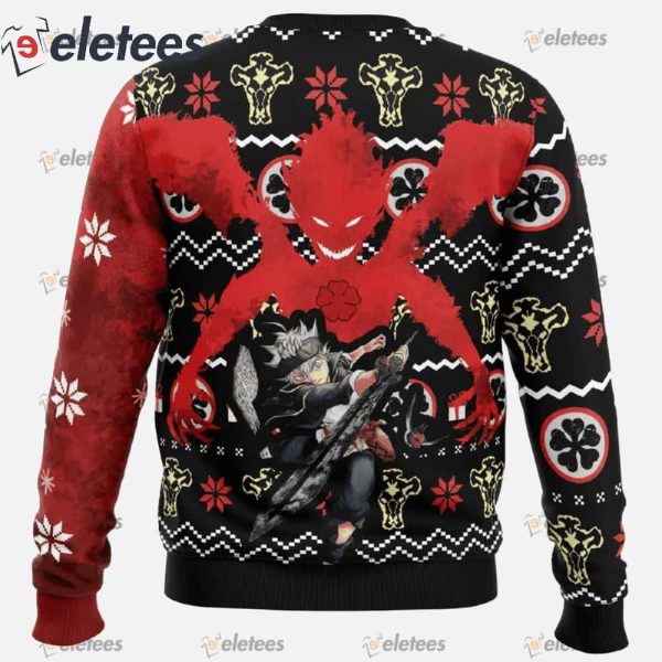 Asta Demon Black Clover Ugly Christmas Sweater