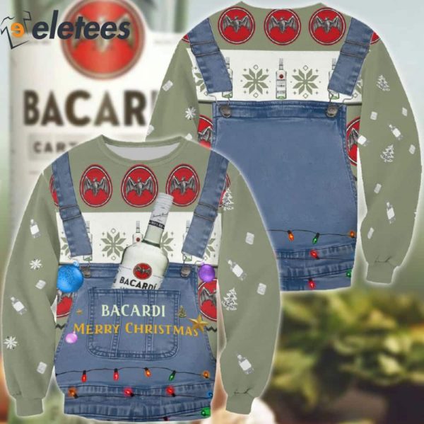Bacardi Merry Christmas 3D Full Print Shirt