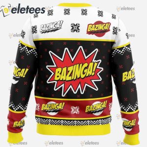 Bazinga The Big Bang Theory Ugly Christmas Sweater1