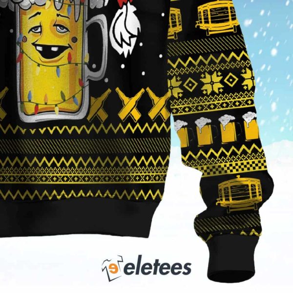 Beer Santa Ugly Christmas Sweater