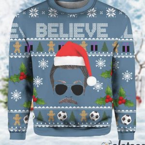 Believe Team Ted Lasso Ugly Christmas Sweater