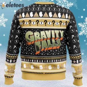 Bill Cipher Gravity Falls Ugly Christmas Sweater 2