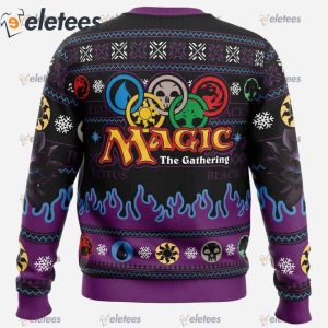 Black Lotus Magic the Gathering Ugly Christmas Sweater1