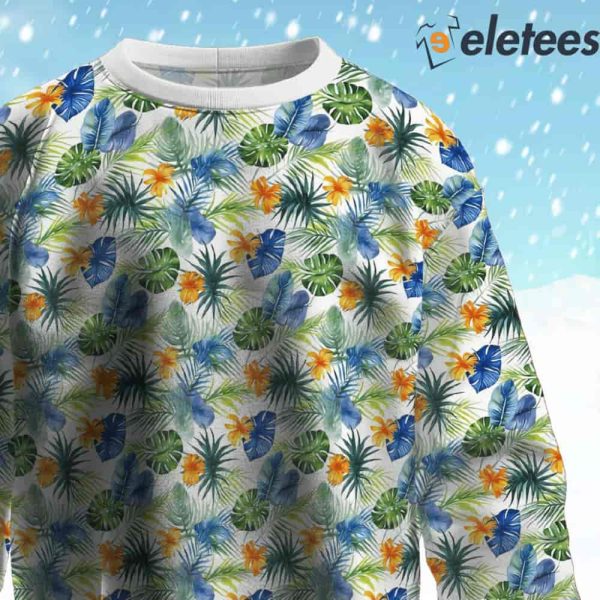 Blossoms & Palms Ensemble Ugly Christmas Sweater