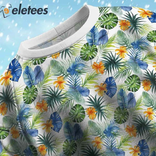 Blossoms & Palms Ensemble Ugly Christmas Sweater