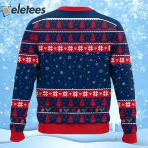 Blue Jackets Grnch Hockey Ugly Christmas Sweater 2