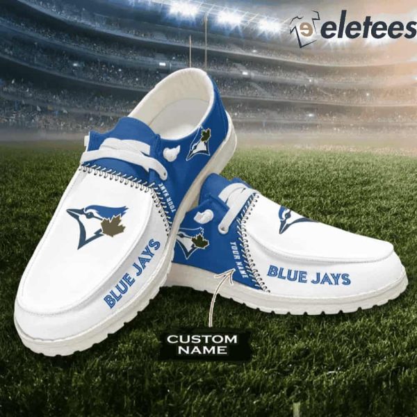 Blue Jays Custom Name Hude Shoes