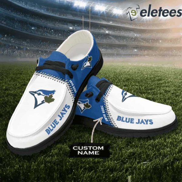 Blue Jays Custom Name Hude Shoes