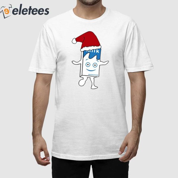 Blur Milk Carton Christmas Shirt