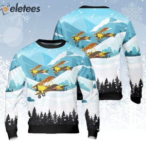 Boeing Stearman Model 75 Ugly Christmas Sweater 2