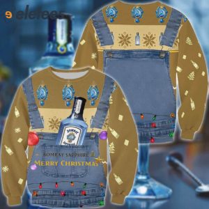 Bombay Sapphire Merry Christmas 3D Full Print Shirt 2