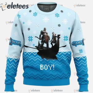 Boy! God of War Ugly Christmas Sweater