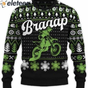 Braaap Dirt Dynamo 450 Christmas Sweater