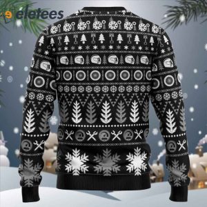 Braaap Moto Grey Version Ugly Christmas Sweater1