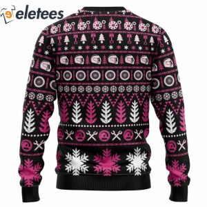 Braaap Moto Pink Version Ugly Christmas Sweater1