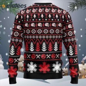 Braaap Moto Red Version Ugly Christmas Sweater1