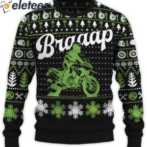 Braaap Motorrad Adventure Christmas Sweater