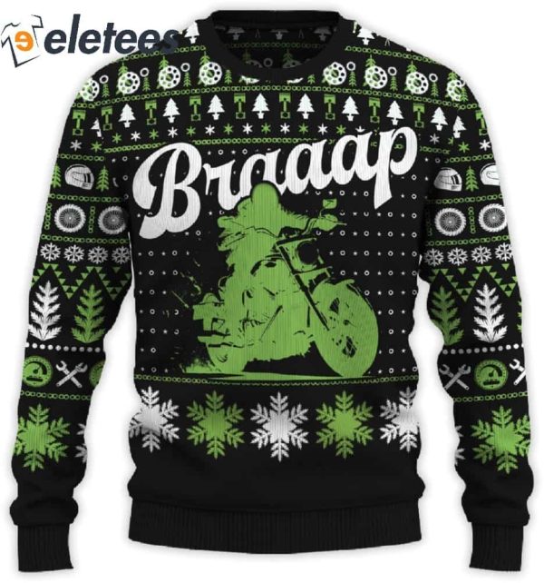 Braaap Sporter Cruiser Christmas Sweater