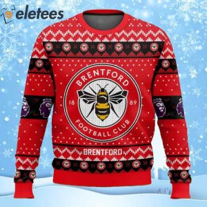 Brentford FC Ugly Christmas Sweater