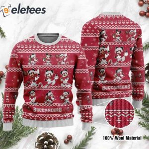 Buccaneers Mickey Mouse Knitted Ugly Christmas Sweater1