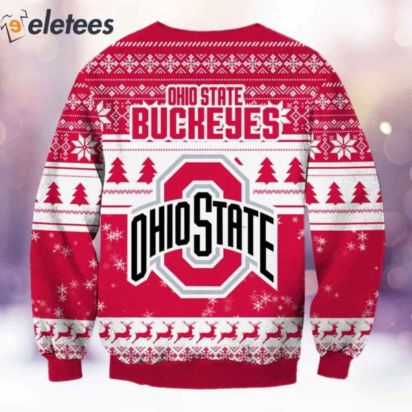 Buckeyes Grnch Christmas Ugly Sweater