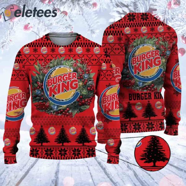 Burger King Ugly Christmas Sweater