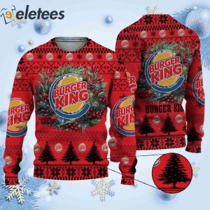 Burger King Ugly Christmas Sweater1