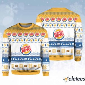 Burger Kings Christmas Sweater 1