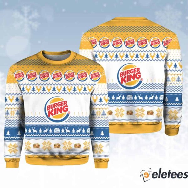 Burger King Christmas Sweater