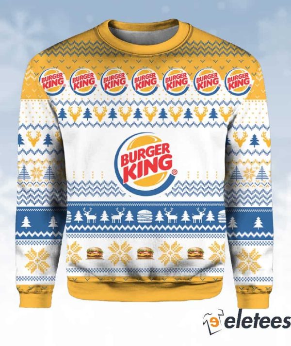 Burger King Christmas Sweater