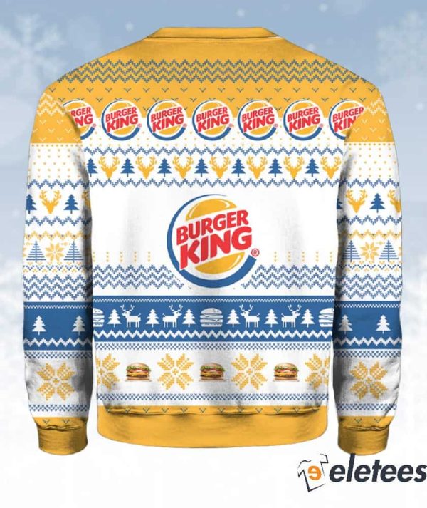 Burger King Christmas Sweater