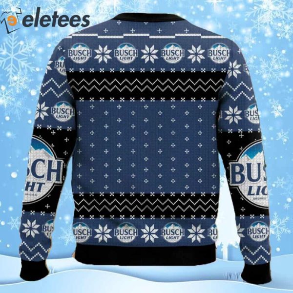 Busch Light Beer Merry Christmas Ugly Sweater