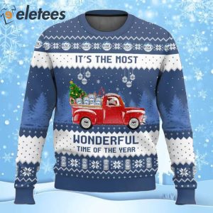 Busch Light It's The Most Wonderful Time For A Beer Ugly Christmas Sweater