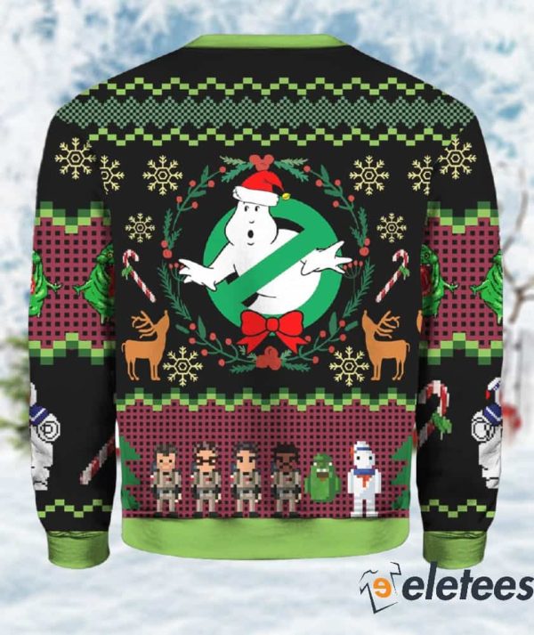 Bustin Christmas Ghostbusters Xmas Ugly Sweater