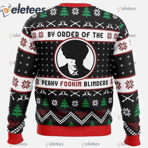 By The Order of The Peaky Blinders Peaky Blinders Ugly Christmas Sweater