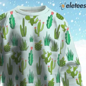 Cactus Ugly Christmas Sweater 2