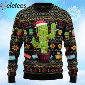 Cactus Xmas Ugly Christmas Sweater