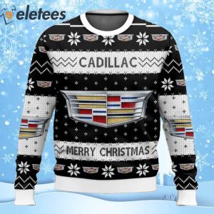 Cadillac Merry Christmas Ugly Sweater