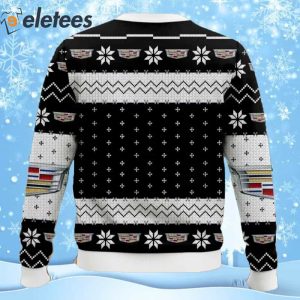 Cadillac Merry Christmas Ugly Sweater 2