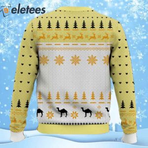 Camel Yellow Ugly Christmas Sweater