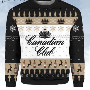 Canadian Club Whisky Ugly Christmas Sweater 2