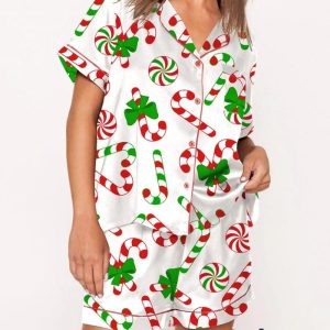 Candy Cane Christmas Pajama Set