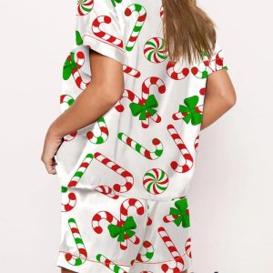 Candy Cane Christmas Pajama Set 2