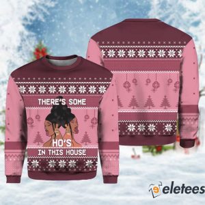 Cardi B There’s Some Ho’s In This House Ugly Christmas Sweater