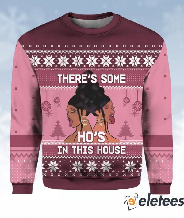 Cardi B There’s Some Ho’s In This House Ugly Christmas Sweater