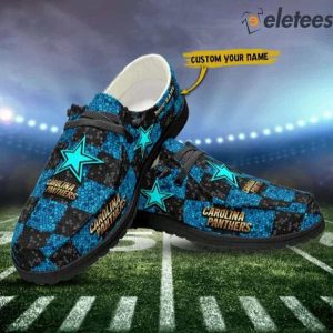 Carolina Panthers Football Personalized Dude Shoes 2