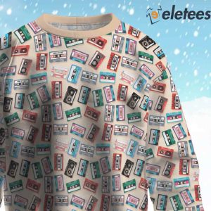 Cassette Tapes Ugly Christmas Sweater 2