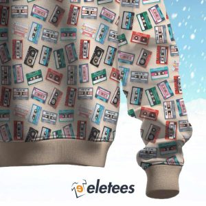 Cassette Tapes Ugly Christmas Sweater 3