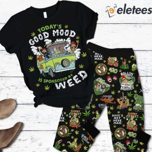 Cheech And Chong Scoobie-Doobie Today’s Good Mood Is Sponsored By Weed Pajamas Set